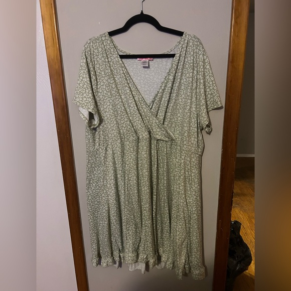 Faux Wrap Sun Dress - Picture 1 of 3